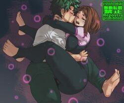 deku, izuku_midoriya, midoriya_izuku, ochako_uraraka, uraraka_ochako
