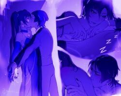 mona_(genshin_impact), scaramouche_(genshin_impact), wanderer_(genshin_impact), genshin_impact, 1boy