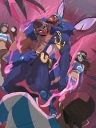 archie_(pokemon), generation_7_pokemon, matt_(pokemon), pokemon_(species), salazzle