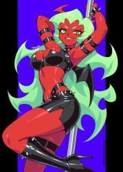 scanty_daemon, panty_&_stocking_with_garterbelt, qqqewie, armband, armpits