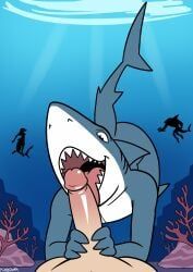 kingdorkster, anthozoan, anthro, aquatic, blue_body