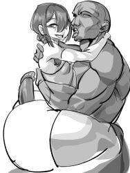 nayuta_(chainsaw_man), chainsaw_man, artist_request, ass_bigger_than_head, asscheeks