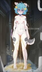 kiyokiyowou, accessory, anthro, areola, biped
