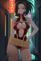 momo_yaoyorozu, my_hero_academia, patreon, waifuempire, 1girls