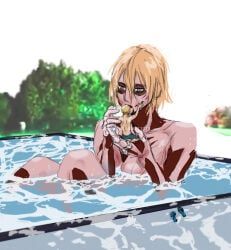 annie_leonhardt, armin_arlert, female_titan, attack_on_titan, shingeki_no_kyojin
