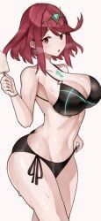 pyra, xenoblade_(series), xenoblade_chronicles_2, shiorino_mani_(artist), :o