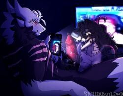 mythology, abs, ahoge, alligator, alligatorid