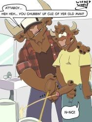 affectionate, age_difference, anthro, anthro_on_anthro, arm_around_another