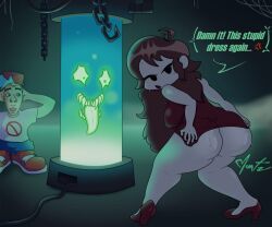 background_character, boyfriend_(friday_night_funkin), girlfriend_(friday_night_funkin), friday_night_funkin, artist_request
