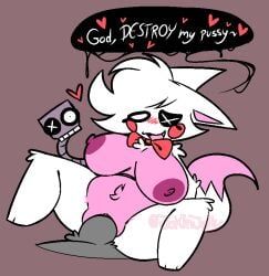 mangle_(fnaf), five_nights_at_freddy's, jokinjelly, 2_heads, boobs