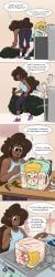 melany_plianci, noh-buddy, 2girls, blush, blushing_profusely