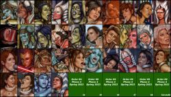 aayla_secura, ahsoka_tano, an'ya_kuro, bana_breemu, barriss_offee