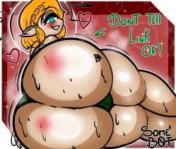 princess_zelda, somebot, ass, ass_bigger_than_head, ass_focus