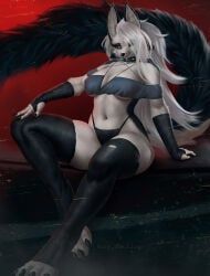 loona_(helluva_boss), helluva_boss, furythelisso, 1girls, 4_toes