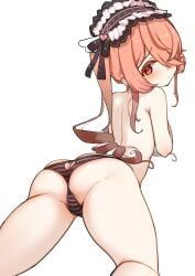 pillowdear, indie_virtual_youtuber, 1girl, ass, ass_focus