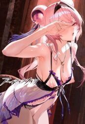 lin_yuhsia_(arknights), arknights, suujiniku, 1girls, :o