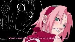 sakura_haruno, uzumaki_naruto, uzumaki_naruto_(four_tails_form), naruto, naruto_(series)