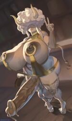 the_mom_(beefynerdd), sheepuppy, 1futa, absurdly_large_cock, afro