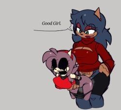 amy.exe, amy_rose, sonic.exe, sonic_the_hedgehog, sonique_the_hedgehog