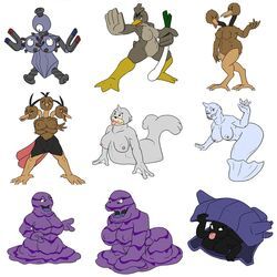 betbeter, betbeton, dewgong, dodo_(pokemon), dodorio