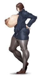 shoko_ieiri, jujutsu_kaisen, bonten, 1girls, bbw