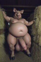furrypornaddiction, anthro, anthro_only, balls, barn
