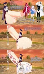 artoria_pendragon, artoria_pendragon_(caster), baobhan_sith_(fate), melusine_(fate), morgan_le_fay_(fate)