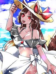 kagerou_imaizumi, touhou, 1girl, 1girls, adjusting_hat
