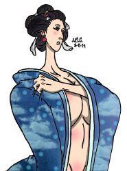 tsurujo, one_piece, artist_request, 1girls, big_breasts