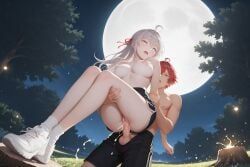 alisa_mikhailovna_kujou, tokidoki_bosotto_russian_de_dereru_tonari_no_alya-san, nivora, 1boy, 1girl
