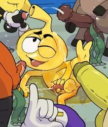 donkey_(shrek), finn_the_human, puss, ristar, shrek