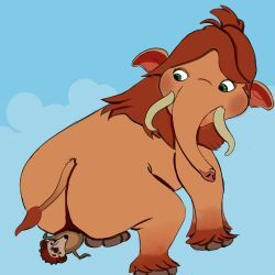 louis_(ice_age), peaches_(ice_age), 20th_century_fox, 20th_century_studios, blue_sky_studios