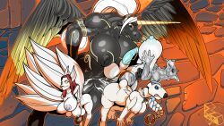 olexa_vrane, mythology, bogexplosion, alicorn, anthro
