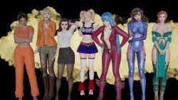 d.va, elizabeth_comstock, elizabeth_comstock_(burial_at_sea), juliet_starling, kula_diamond