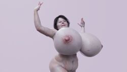 arnold, 1girls, arnold_(software), big_breasts, big_nipples
