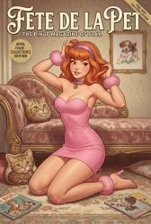 daphne_blake, scooby-doo, 1girls, ankle_cuffs, collar