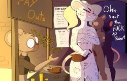 pawkaf, privvys-art, after_sex, angry, anthro