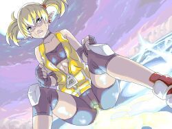 lilica_felchenerow, arcana_heart, 1girls, bike_shorts, blonde_hair