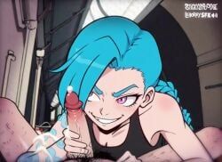 jinx_(league_of_legends), league_of_legends, dickmagusvo, lehornysfx, stickyspoodge