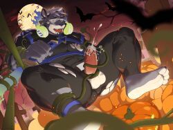 4_toes, 5_fingers, anthro, balls, beard