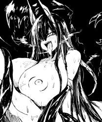 echidna_(last_origin), geist43195783, 1boy, 1girls, blush