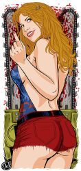 pamela_willard, texas_chainsaw_massacre, dickcherry, 1girls, ass