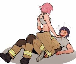 kujou_sara, yae_miko, genshin_impact, hoyoverse, bandage