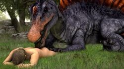 survivor_(ark_survival_evolved), ark_survival_evolved, barlu, ambiguous_gender, ambiguous_on_human