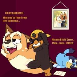 bandit_heeler, bluey_heeler, chilli_heeler, snickers_(bluey), bluey_(series)