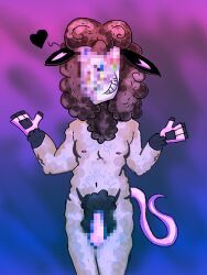 original_character, pinwheelstar_(artist), anthro, censored_eyes, censored_penis