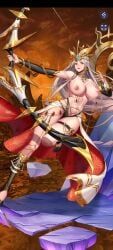 apollo_(mythology), greek_mythology, idle_angels, bow, breasts