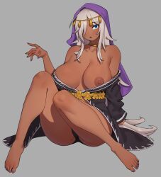 lady_magnolia_(trickstaboy), flowerpigeon73, 1girls, areolae, bent_leg