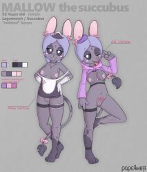 mallow, papermint, papermintus, anthro, big_breasts