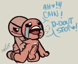 cain_(the_binding_of_isaac), isaac_(the_binding_of_isaac), the_binding_of_isaac, mxfappy, 2boys